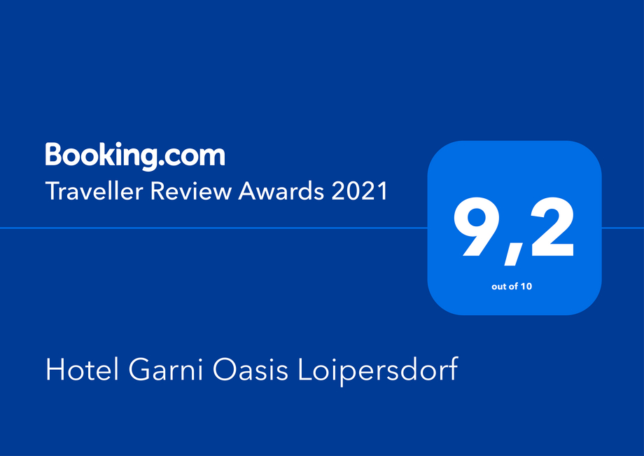 Award Hotel Oasis bei booking.com