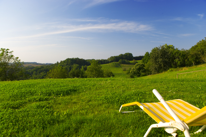 Urlaubs-Aussicht im Hotel Oasis bei der Therme Loipersdorf